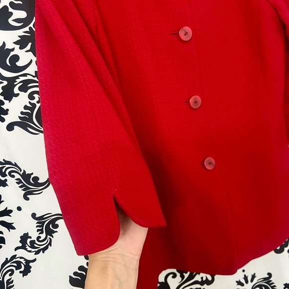 Vintage Dana Buchman Scarlet Women's Blazer - Picture 2 of 9